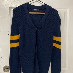 Navy Blue Express Cardigan